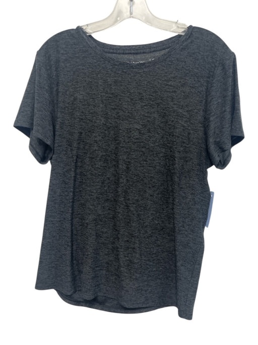 Outdoor Voices Size XL Gray Short Sleeve Heathered Top Gray / XL