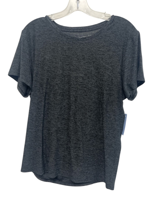 Outdoor Voices Size XL Gray Short Sleeve Heathered Top Gray / XL