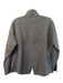 YaccoMaricard Size Est M Gray Cotton Button Front Long Sleeve Ribbed Detail Top Gray / Est M