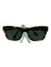 Krewe Brown Acetate Tortoiseshell Wayfarer Black Lens Sunglasses Brown