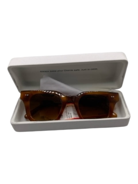 Chimi Eye Wear Brown Acetate Square Lens Tortoise Sunglasses Brown