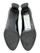 Stuart Weitzman Shoe Size 9.5 Black Patent Leather Almond Toe Midi Heel Pumps Black / 9.5
