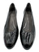Stuart Weitzman Shoe Size 9.5 Black Patent Leather Almond Toe Midi Heel Pumps Black / 9.5
