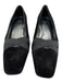 Stuart Weitzman Shoe Size 9.5 Black Suede leather Elastic Criss Cross Pumps Black / 9.5