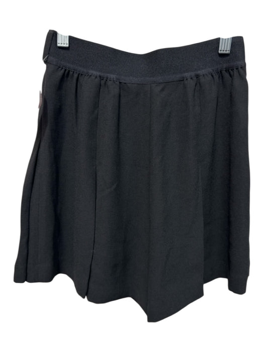 Spanx Size XS Black Polyester Pleated Elastic Waist Skort Shorts Black / XS