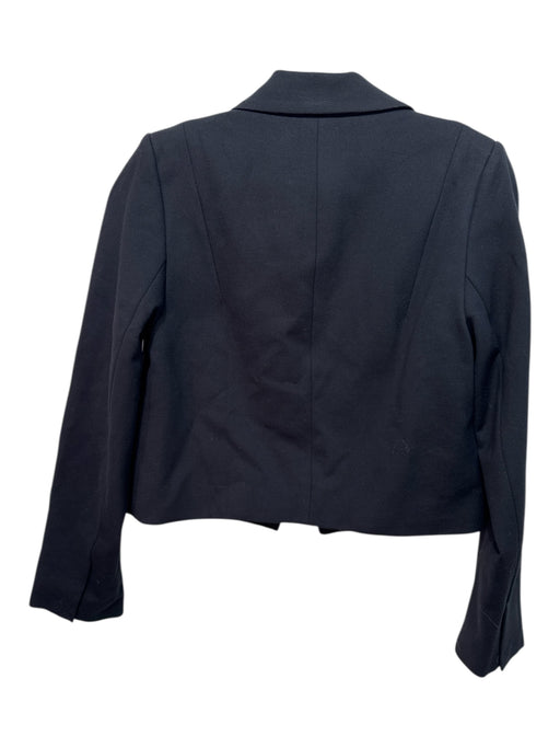 Spanx Size XS Black Rayon Blend Lapels 1 Button Shoulder Pads Blazer Black / XS