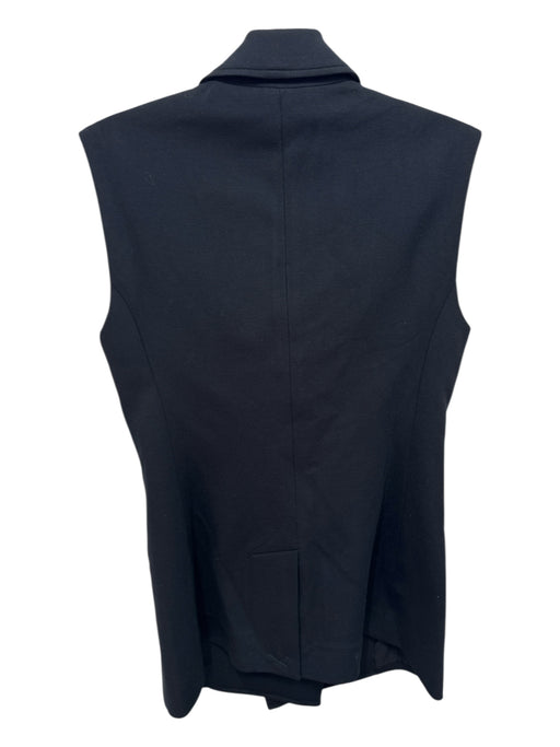 Spanx Size XS Black Rayon Blend Lapels 2 button Criss Cross Faux Pockets Vest Black / XS