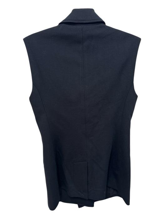 Spanx Size XS Black Rayon Blend Lapels 2 button Criss Cross Faux Pockets Vest Black / XS