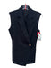 Spanx Size XS Black Rayon Blend Lapels 2 button Criss Cross Faux Pockets Vest Black / XS