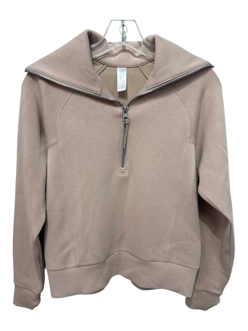 Spanx Size XS Brown Modal Blend 1/4 Zip Long Sleeve Sweater Brown / XS