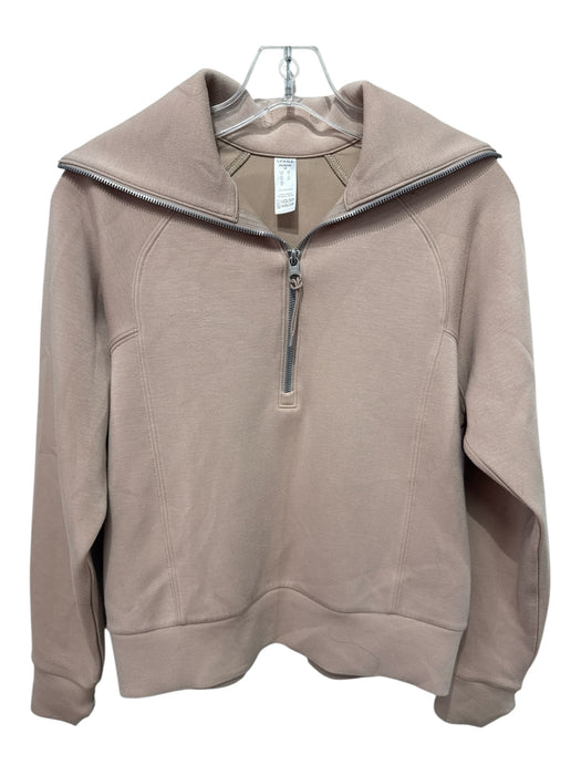 Spanx Size XS Brown Modal Blend 1/4 Zip Long Sleeve Sweater Brown / XS