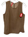 Spanx Size XS Light Brown Polyester Sleeveless Back Zip Peplum Top Light Brown / XS