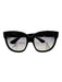 Missoni Black Acetate Square Cat Eye Sunglasses Black