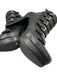 Stuart Weitzman Shoe Size 6.5 Black Leather Upper Buckle Back Zip Booties Black / 6.5
