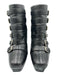 Stuart Weitzman Shoe Size 6.5 Black Leather Upper Buckle Back Zip Booties Black / 6.5