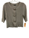 Magaschoni Size S Gray & Silver 1/2 Sleeve Knit Bedazzled Buttons Cardigan Gray & Silver / S