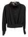 Sweaty Betty Size 0 Dark Gray Cotton & Acrylic Long Sleeve Turtleneck Sweater Dark Gray / 0