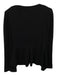 Yoana Baraschi Size 5 Black Silk Ruffle Buttons Long Flare Sleeve Jacket Black / 5