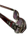 Judith Leiber Red Acetate Cat Eye Narrow Micro Sunglasses Red