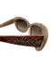 Judith Leiber Red & Pink Acetate 2 Tone Color Block Rectangle Sunglasses Red & Pink