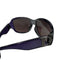 Christian Dior Dark Purple Acetate Rectangle Logo Sunglasses Dark Purple