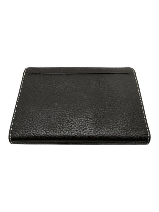 Lambertson Truex Dark Brown Leather Trifold Flap Travel Bag Other Dark Brown