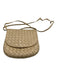 Bottega Veneta Beige Leather Flap Intrecciato Woven Crossbody Strap Bag Beige / XS