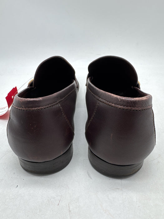 Ferragamo Shoe Size 8.5 AS IS Brown Leather Horsebit loafer Men's Shoes