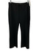 Everlane Size M Black Cotton & Modal High Rise Side Zip Boot Cut Trouser Pants Black / M