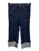 5a7 Cinq a Sept Size 10 Dark Wash Cotton & Polyester Button Fly High Rise Jeans Dark Wash / 10
