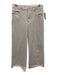 Kut From The Kloth Size 8 White Cotton & Spandex Zip Fly High Rise Raw Hem Jeans White / 8