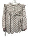 Cleobella Size M White, Pink, Red Cotton Puff 3/4 Sleeve Floral Print Top White, Pink, Red / M