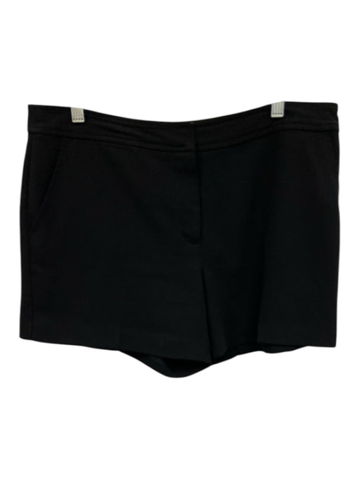 Trina Turk Size 10 Black Polyester Zip Fly Pockets Shorts Black / 10