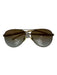 Ralph Ralph Lauren Beige Acetate Aviator silver Sunglasses Beige
