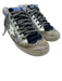 Golden Goose Shoe Size 37 Silver, Beige, Black Leather Flip Flop Sneakers Silver, Beige, Black / 37