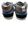 Golden Goose Shoe Size 37 Silver, Beige, Black Leather Flip Flop Sneakers Silver, Beige, Black / 37