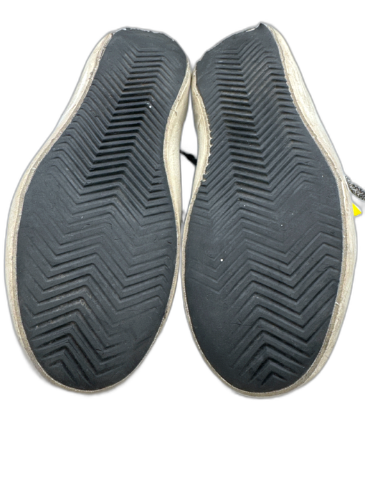 Golden Goose Shoe Size 37 Silver, Beige, Black Leather Flip Flop Sneakers Silver, Beige, Black / 37