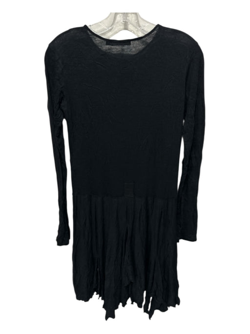 Marithe + Francois Girbaud Size 5 Black Polyester & Wool Belt Loops Dress Black / 5