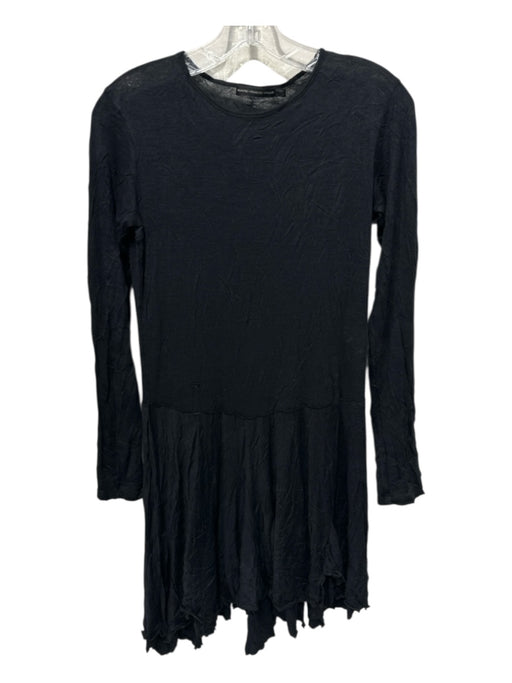 Marithe + Francois Girbaud Size 5 Black Polyester & Wool Belt Loops Dress Black / 5