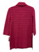 St. John Size 2 Fuschia Pink Cotton Blend Button Down Knit Textured Jacket Fuschia Pink / 2