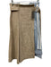 Echtego Size P Beige, Light Blue & White No Fabric Tag Fabric Block Striped Coat Beige, Light Blue & White / P
