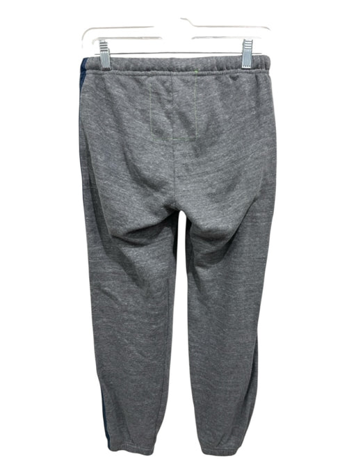 Aviator Nation Size M Gray & Blue Cotton Blend Heathered Racing Stripe Pants Gray & Blue / M