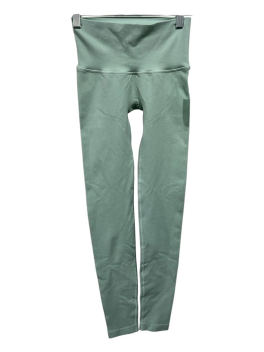 Aritzia Size XS Mint Green Nylon Blend High Rise Striped Detail Leggings Mint Green / XS