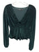 House of Harlow Size S Dark Green Polyester Blend Velvet Diamonds Top Dark Green / S