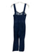 Good American Size 1 Dark Wash Cotton Blend Denim Cups Strapless Jumpsuit Dark Wash / 1