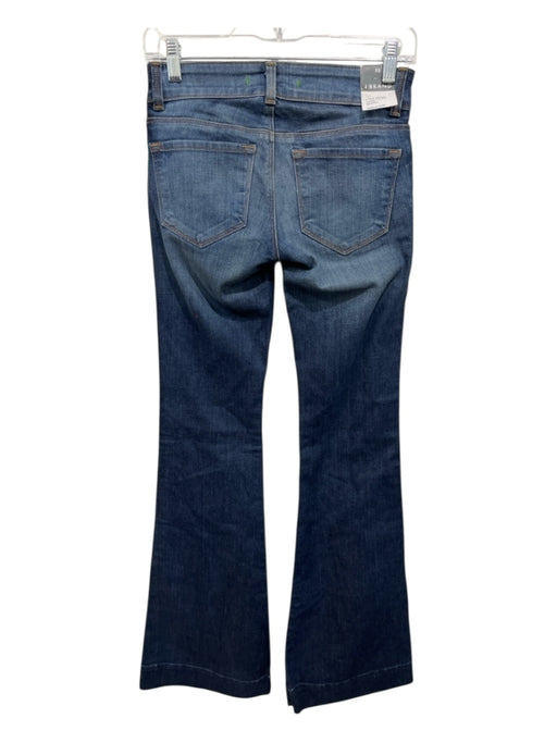 J Brand Size 25 Dark Wash Cotton Denim Low Rise Flare Jeans Dark Wash / 25