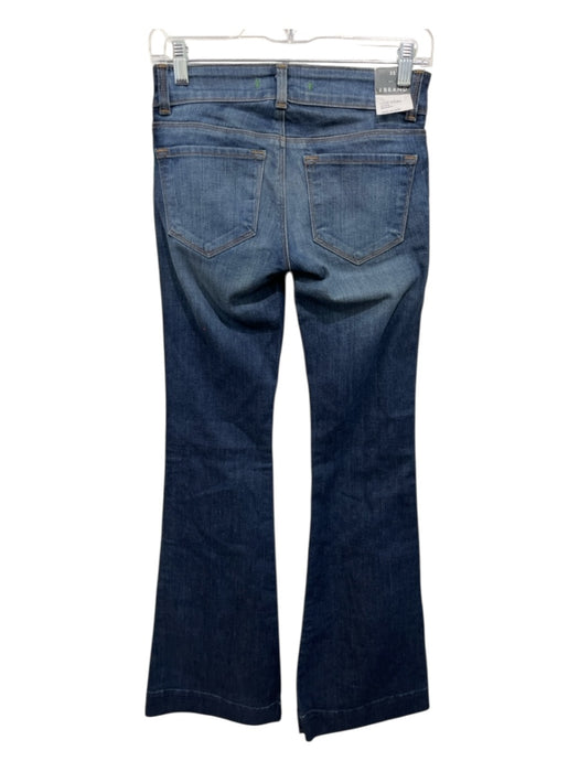 J Brand Size 25 Dark Wash Cotton Denim Low Rise Flare Jeans Dark Wash / 25