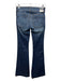 J Brand Size 25 Dark Wash Cotton Denim Low Rise Flare Jeans Dark Wash / 25
