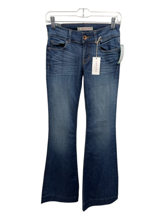 J Brand Size 25 Dark Wash Cotton Denim Low Rise Flare Jeans Dark Wash / 25