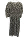 Rebecca Taylor Size XS Beige & Black Cotton & Silk Abstract Floral Dress Beige & Black / XS